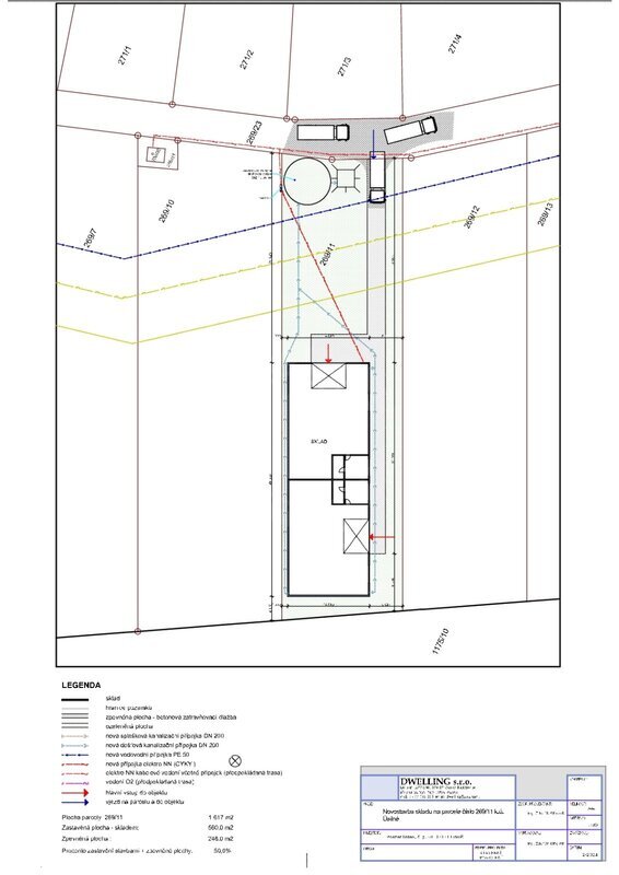 PRODEJ POZEMKŮ SE STAVEBNÍM POVOLENÍM HALY, Č. BUDĚJOVICE