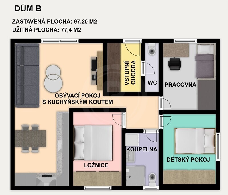 PRODEJ PŘÍZEMNÍHO RD, VČELNÁ, ČESKÉ BUDĚJOVICE