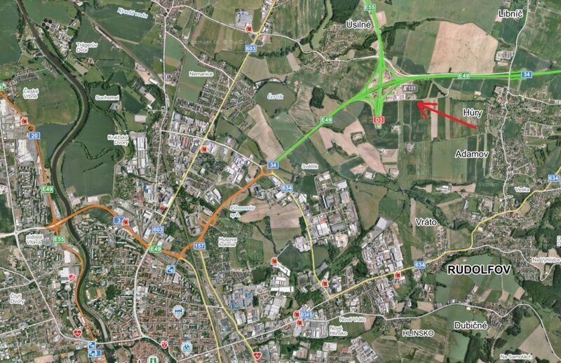 PRONÁJEM SKLADOVÉHO AREÁLU, HŮRY, ČESKÉ BUDĚJOVICE