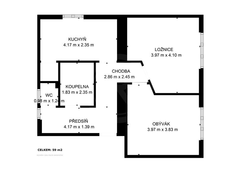 PRODEJ ZDĚNÉHO BYTU 2+1, NA LIBUŠI, BECHYNĚ