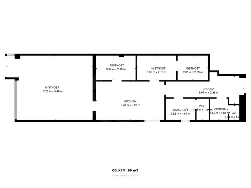 PRONÁJEM OBCHODNÍCH PROSTOR, ČESKÁ, PRACHATICE