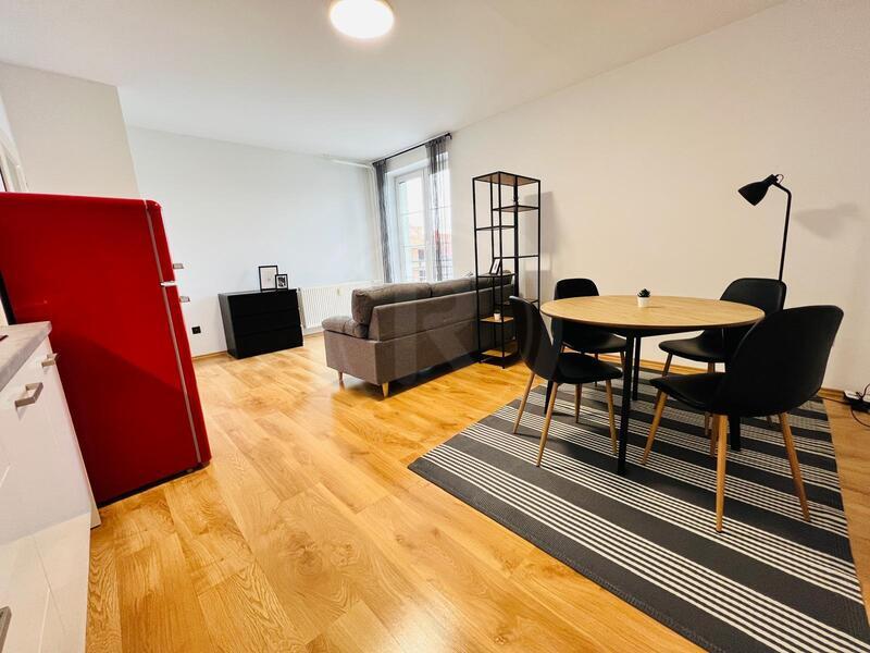 PRONÁJEM ZAŘÍZENÉHO BYTU 2+KK S BALKONEM, RIEGROVA, ČB
